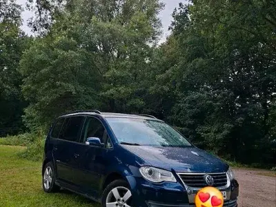Gebraucht VW Touran United 140 PS (102 kW) 2008 Blau Van / Kleinbus