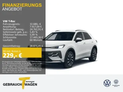 Nowe VW T-Roc Cabriolet Life 116 KM (85 kW) 2026 Biały SUV