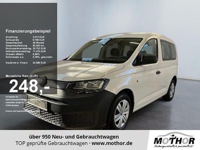 Gebraucht VW Caddy Basis 114 PS (83 kW) 2021 Candyweiß Van / Kleinbus