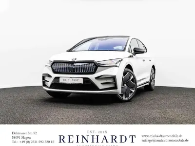 Gebraucht Skoda Enyaq iV Lounge 219 kW (299 PS) 2023 Moonweiss metallic SUV