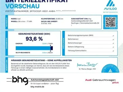 Gebraucht Audi Q4 e-tron Advanced Plus 194 kW (265 PS) 2023 Grau SUV