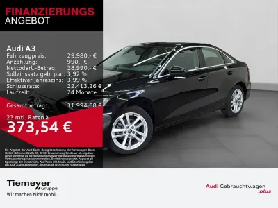 Gebraucht Audi A3 Advanced 150 PS (110 kW) 2025 Schwarz Limousine