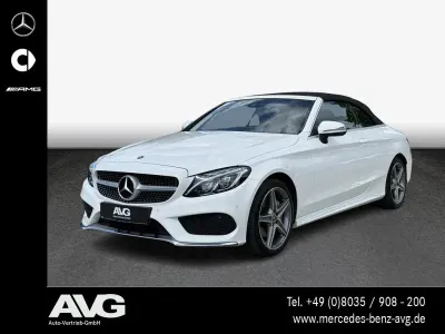 Gebraucht Mercedes C180 AMG 156 PS (114 kW) 2018 Weiß Cabrio