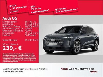 Gebraucht Audi Q5 Ambiente 204 PS (150 kW) 2025 Tamboragrau metallic SUV