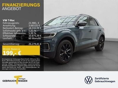 Gebraucht VW T-Roc Life 150 PS (110 kW) 2022 Blau SUV