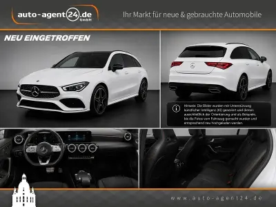 Gebraucht Mercedes CLA200 Shooting Brake 150 PS (110 kW) 2022 Polarweiss Kombi
