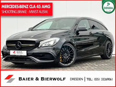 Gebraucht Mercedes CLA45 AMG Shooting Brake AMG 381 PS (280 kW) 2019 Kosmosschwarz  metalliclack Kombi