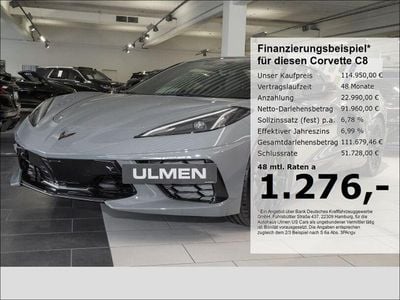 Neu Corvette Stingray 354 PS (260 kW) 2025 Grau Cabrio