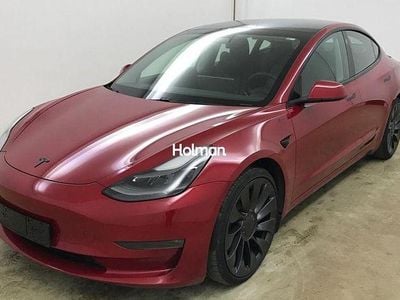 Rot Gebraucht 2021 Tesla Model 3 Performance Limousine | 26.364 € (Fairer Preis)