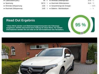 Weiß Gebraucht 2020 Mercedes EQC400 AMG SUV | 34.400 € (Etwas zu teuer)