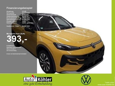 Neu VW T-Roc Life 150 PS (110 kW) 2025 Canary yellow schwarz SUV