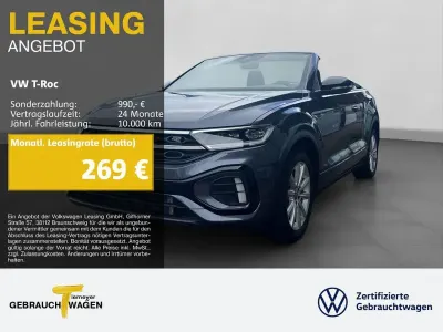 Brugt VW T-Roc Cabriolet R-line 150 HK (110 kW) 2025 Grå Cabriolet