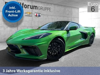 Neu Corvette Stingray 481 PS (353 kW) 2026 Roswell green Cabrio