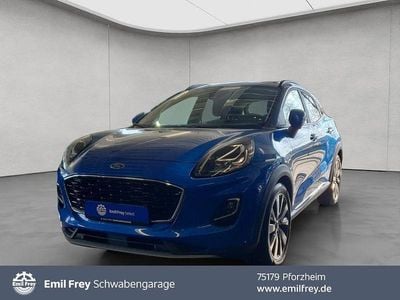 Gebraucht Ford Puma Titanium X 155 PS (114 kW) 2022 Desert island blue metallic SUV
