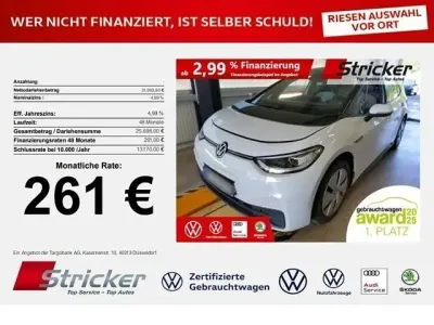 Gebraucht VW ID.3 150 kW (204 PS) 2021 Weiß Kleinwagen