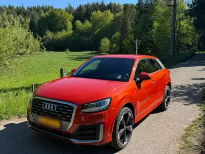 Używany Audi Q2 S-Line 116 KM (85 kW) 2017 Pomarańczowy SUV