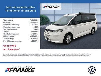 Neu VW California Beach 150 PS (110 kW) 2025 Weiß Van