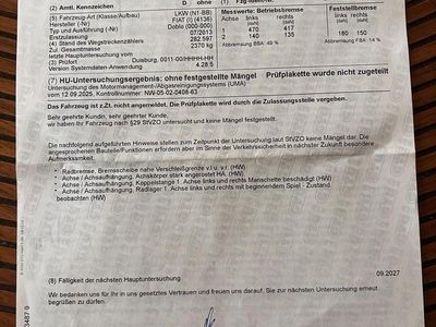 Gebraucht Fiat Doblò 78 PS (57 kW) 2013 Weiß Van / Kleinbus