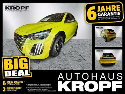 Neu Peugeot 208 GT 136 PS (100 kW) 2026 Farbe aguedagelb/typ aussenver Kleinwagen