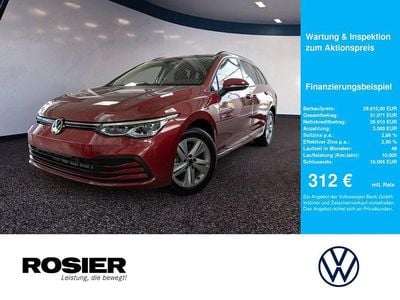 Gebraucht VW Golf VIII Life 150 PS (110 kW) 2024 Rot / kings red Kombi