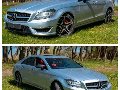 Brugt Mercedes CLS63 AMG Exclusive 557 HK (409 kW) 2013 Sølv Coupe