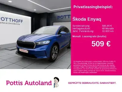 Gebraucht Skoda Enyaq iV Suite 150 kW (204 PS) 2023 Raceblau metallic SUV