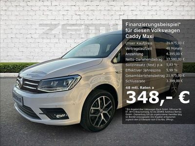 Gebraucht VW Caddy Maxi Comfortline 131 PS (96 kW) 2020 Weiss Van / Kleinbus