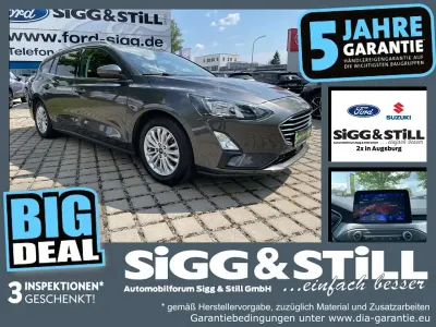 Gebraucht Ford Focus Titanium 125 PS (91 kW) 2021 Magneticgrau (metallic) Kombi