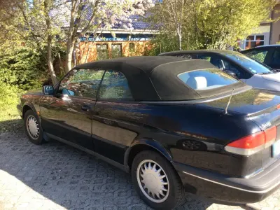 Gebraucht Saab 900 Cabriolet 1995 Schwarz Cabrio