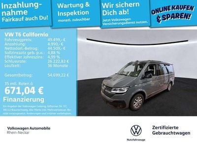 Pure grey Gebraucht 2022 VW California Beach Van | 49.004 € (Guter Preis)