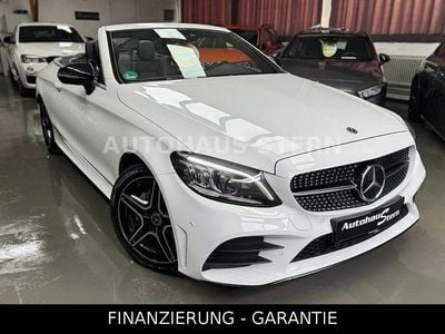 Brugt Mercedes C200 AMG line 184 HK (135 kW) 2019 Hvid Cabriolet