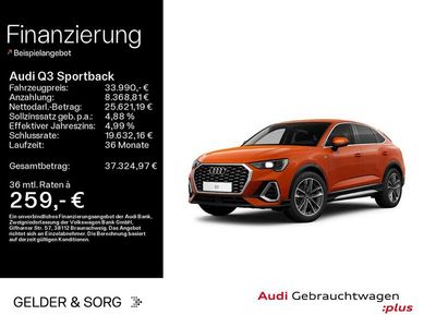 Gebraucht Audi Q3 S-Line 150 PS (110 kW) 2023 Pulsorange SUV