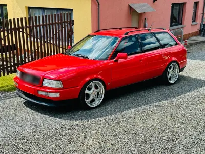 Gebraucht Audi 80 90 PS (66 kW) 1997 Rot Kombi