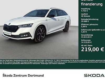 Gebraucht Skoda Octavia SportLine 150 PS (110 kW) 2022 Candyweiss Kombi