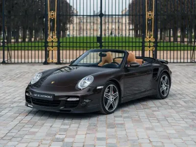 Gebraucht Porsche 997 Turbo 480 PS (353 kW) 2008 Braun Cabrio