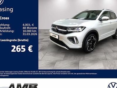 Neu VW T-Cross R-line 150 PS (110 kW) 2025 Silber SUV
