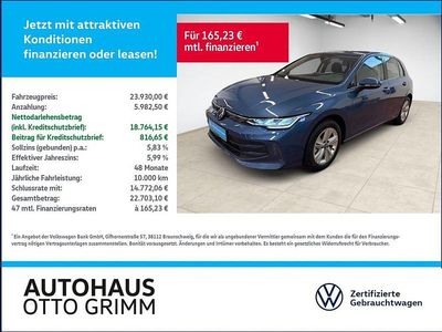 Blau Gebraucht 2024 VW Golf Life Limousine | 23.860 € (Fairer Preis)