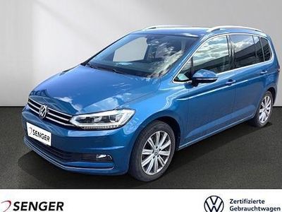 Gebraucht VW Touran Highline 150 PS (110 kW) 2022 Blau Van / Kleinbus