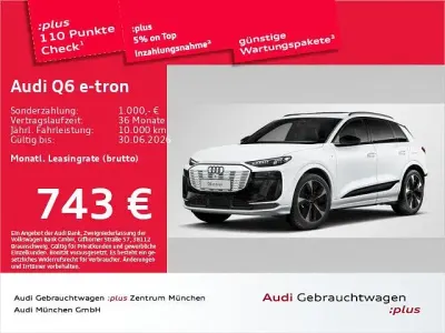 Używany Audi Q6 e-tron S-Line 284 kW (387 KM) 2025 Biały SUV