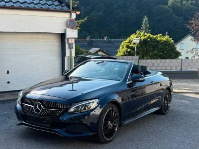 Gebraucht Mercedes C250 AMG 204 PS (150 kW) 2017 Blau Cabrio