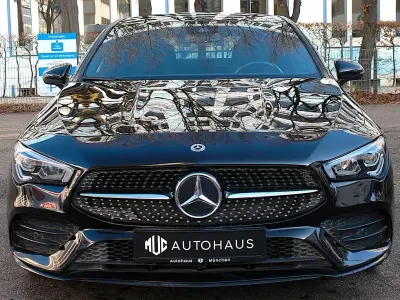Brugt Mercedes CLA180 AMG line 136 HK (100 kW) 2021 Sort Sedan