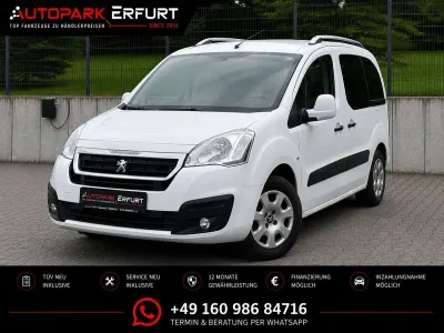 Gebraucht Peugeot Partner Active 99 PS (72 kW) 2016 Lack weiss banquise/deckende l Van / Kleinbus