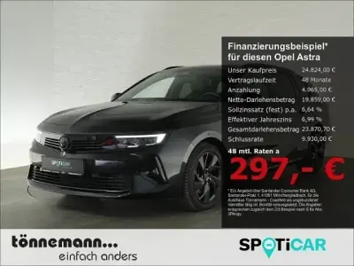 Gebraucht Opel Astra S 131 PS (96 kW) 2025 Karbon schwarz Kleinwagen