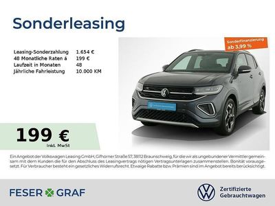Gebraucht VW T-Cross R-line 150 PS (110 kW) 2025 Rauchgrau metallic SUV