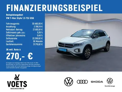 Gebraucht VW T-Roc IQ Drive 150 PS (110 kW) 2025 Weiß SUV