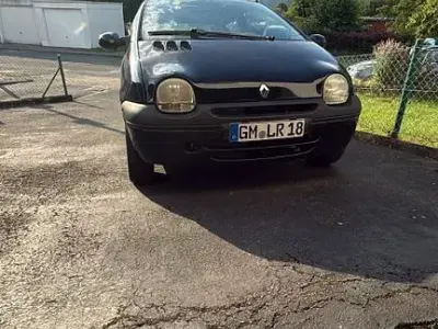 Gebraucht Renault Twingo Authentique 58 PS (42 kW) 2001 Schwarz Kleinwagen