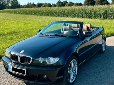 Gebraucht BMW 318 142 PS (104 kW) 2003 Schwarz Cabrio