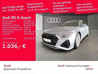 Gebraucht Audi RS6 Ambiente 600 PS (441 kW) 2022 Florettsilber metallic Kombi