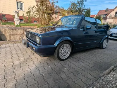 Brugt VW Golf Cabriolet 98 HK (72 kW) 1991 Blå Cabriolet