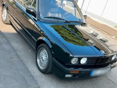 Gebraucht BMW 320 Cabriolet 1991 Schwarz Cabrio